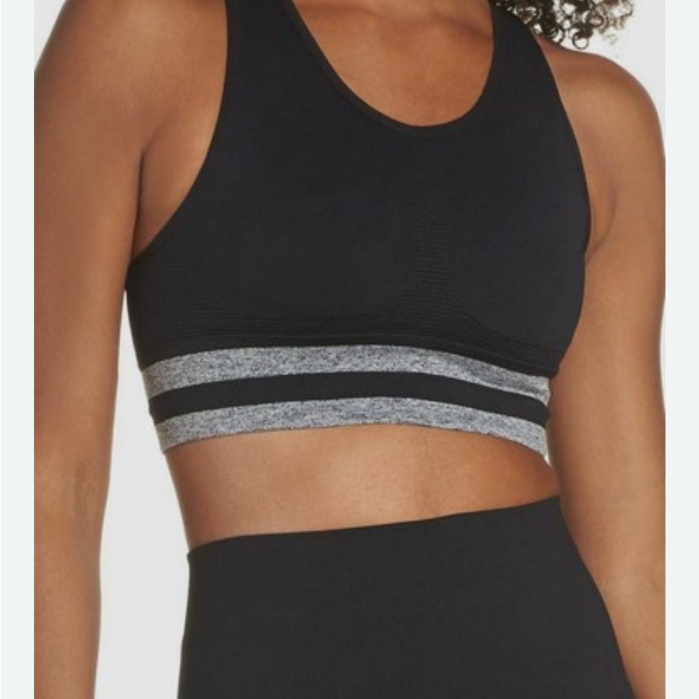 LNDR  Black and Gray Sports Bra
